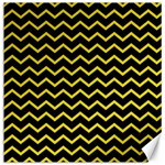 Yellow Chevron Canvas 16  x 16   15.2 x15.41  Canvas - 1