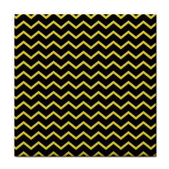 Yellow Chevron Face Towel