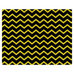 Yellow Chevron Double Sided Flano Blanket (medium)  by jumpercat