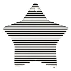 Basic Horizontal Stripes Ornament (star) by jumpercat