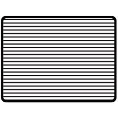 Basic Horizontal Stripes Fleece Blanket (large) 