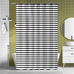 Basic Horizontal Stripes Shower Curtain 48  X 72  (small)  by jumpercat