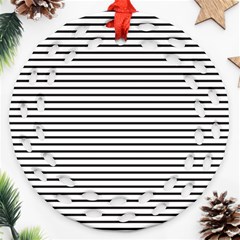 Basic Horizontal Stripes Ornament (round Filigree)