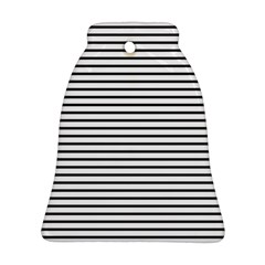 Basic Horizontal Stripes Bell Ornament (two Sides)