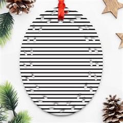 Basic Horizontal Stripes Ornament (oval Filigree)