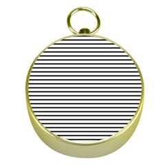 Basic Horizontal Stripes Gold Compasses