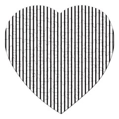 Basic Vertical Stripes Jigsaw Puzzle (heart)