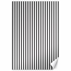 Basic Vertical Stripes Canvas 12  X 18  