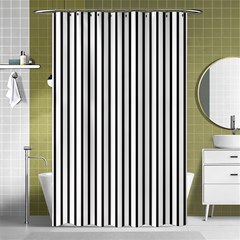 Basic Vertical Stripes Shower Curtain 48  X 72  (small)  by jumpercat