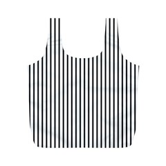 Basic Vertical Stripes Full Print Recycle Bags (m) 