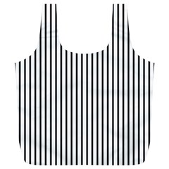 Basic Vertical Stripes Full Print Recycle Bags (l) 