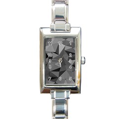 Geometric Doodle Rectangle Italian Charm Watch by jumpercat