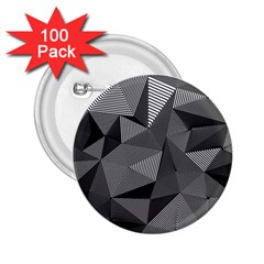 Geometric Doodle 2 25  Buttons (100 Pack) 