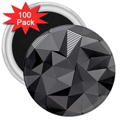 Geometric Doodle 3  Magnets (100 Pack)