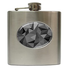 Geometric Doodle Hip Flask (6 Oz)