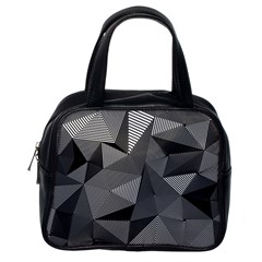 Geometric Doodle Classic Handbags (one Side) by jumpercat