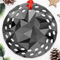 Geometric Doodle Ornament (round Filigree)