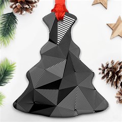 Geometric Doodle Ornament (christmas Tree) 