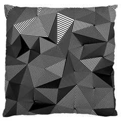 Geometric Doodle Large Cushion Case (one Side) by jumpercat