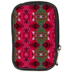 Christmas Colors Wrapping Paper Design Compact Camera Cases