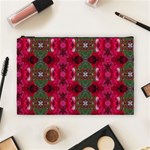 Christmas Colors Wrapping Paper Design Cosmetic Bag (Large)  Front