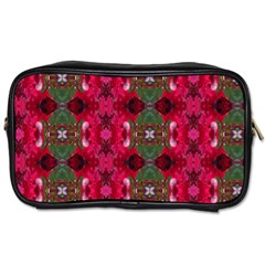 Christmas Colors Wrapping Paper Design Toiletries Bags 2-side by Fractalsandkaleidoscopes