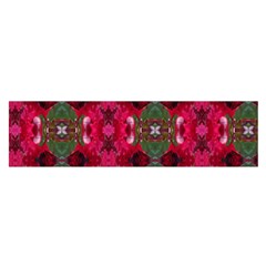 Christmas Colors Wrapping Paper Design Satin Scarf (oblong)