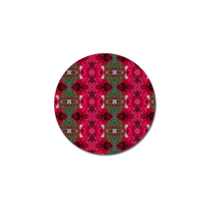 Christmas Colors Wrapping Paper Design Golf Ball Marker