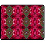 Christmas Colors Wrapping Paper Design Fleece Blanket (Medium)  60 x50  Blanket Front