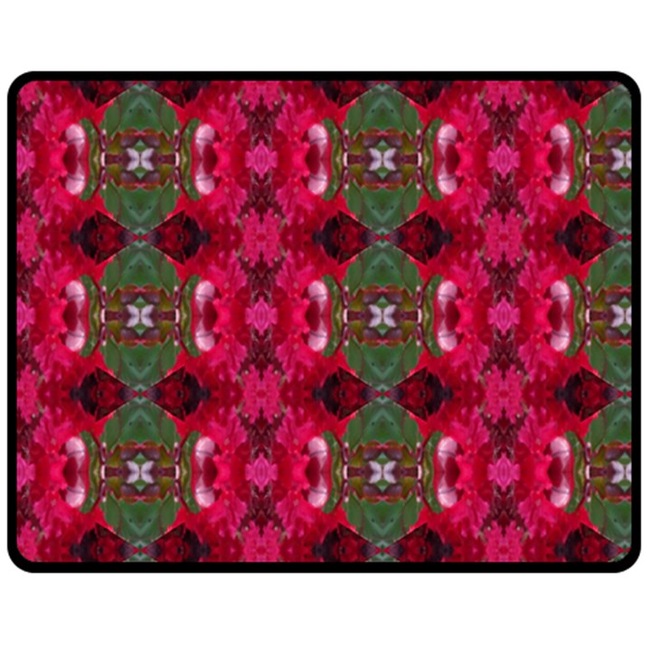 Christmas Colors Wrapping Paper Design Fleece Blanket (Medium) 