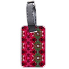 Christmas Colors Wrapping Paper Design Luggage Tags (two Sides)