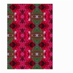 Christmas Colors Wrapping Paper Design Small Garden Flag (two Sides) by Fractalsandkaleidoscopes