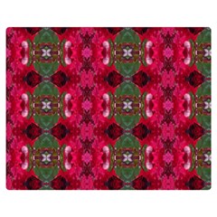 Christmas Colors Wrapping Paper Design Double Sided Flano Blanket (medium) 