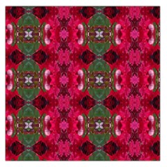 Christmas Colors Wrapping Paper Design Large Satin Scarf (square) by Fractalsandkaleidoscopes