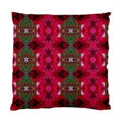 Christmas Colors Wrapping Paper Design Standard Cushion Case (one Side)