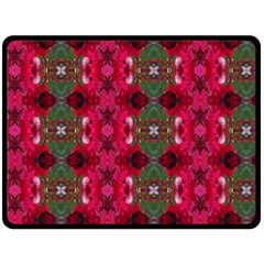 Christmas Colors Wrapping Paper Design Fleece Blanket (large)  by Fractalsandkaleidoscopes