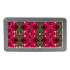 Christmas Colors Wrapping Paper Design Memory Card Reader (mini) by Fractalsandkaleidoscopes