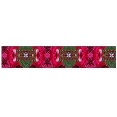 Christmas Colors Wrapping Paper Design Flano Scarf (large)  by Fractalsandkaleidoscopes