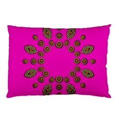 Sweet Hearts In  Decorative Metal Tinsel Pillow Case by pepitasart