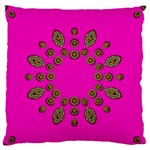 Sweet Hearts In  Decorative Metal Tinsel Standard Flano Cushion Case (Two Sides) Back