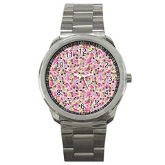 Gardenia Sweet Sport Metal Watch by jumpercat