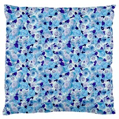 Gardenia Cold Large Flano Cushion Case (two Sides) by jumpercat