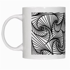 Fractal Sketch Light White Mugs by jumpercat