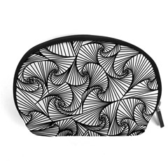 Fractal Sketch Light Accessory Pouches (large)  by jumpercat