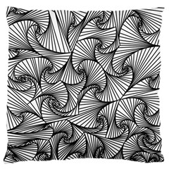 Fractal Sketch Light Standard Flano Cushion Case (two Sides) by jumpercat