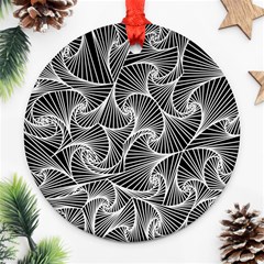 Fractal Sketch Dark Ornament (round) by jumpercat