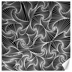 Fractal Sketch Dark Canvas 16  X 16   by jumpercat