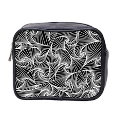 Fractal Sketch Dark Mini Toiletries Bag 2-side by jumpercat