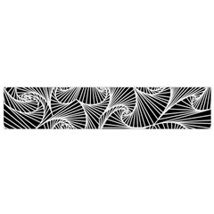 Fractal Sketch Dark Small Flano Scarf