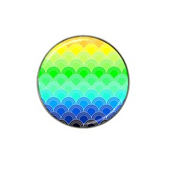 Art Deco Rain Bow Hat Clip Ball Marker (10 Pack) by NouveauDesign